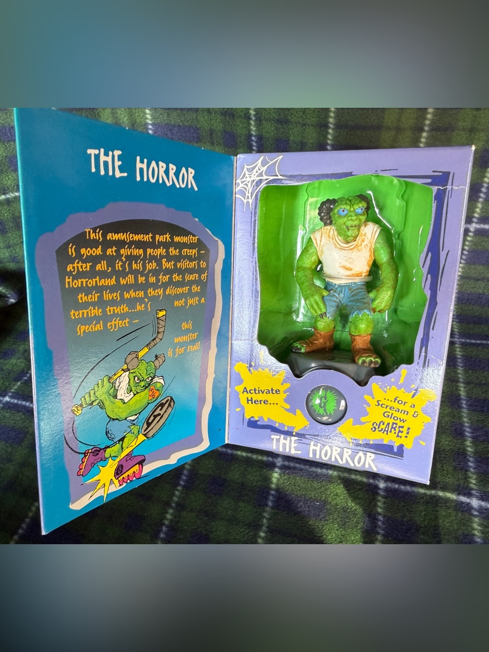 RARE VINTAGE 1996 Goosebumps The Horror Figurine- Factory Sealed- Sound & Light